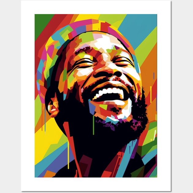 Marvin Gaye Smile Wall Art by dapkus99